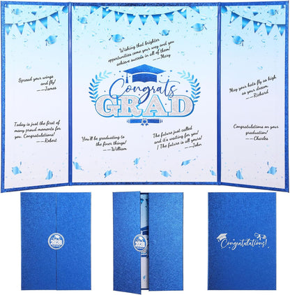 Engrowtic 2026 Graduation Guestbook Alternative Gold and Pink Guest Book Class of 2026 Congrats Graduation Party Decorations Grad Party Signature Board Card for College High School Graduate Gifts