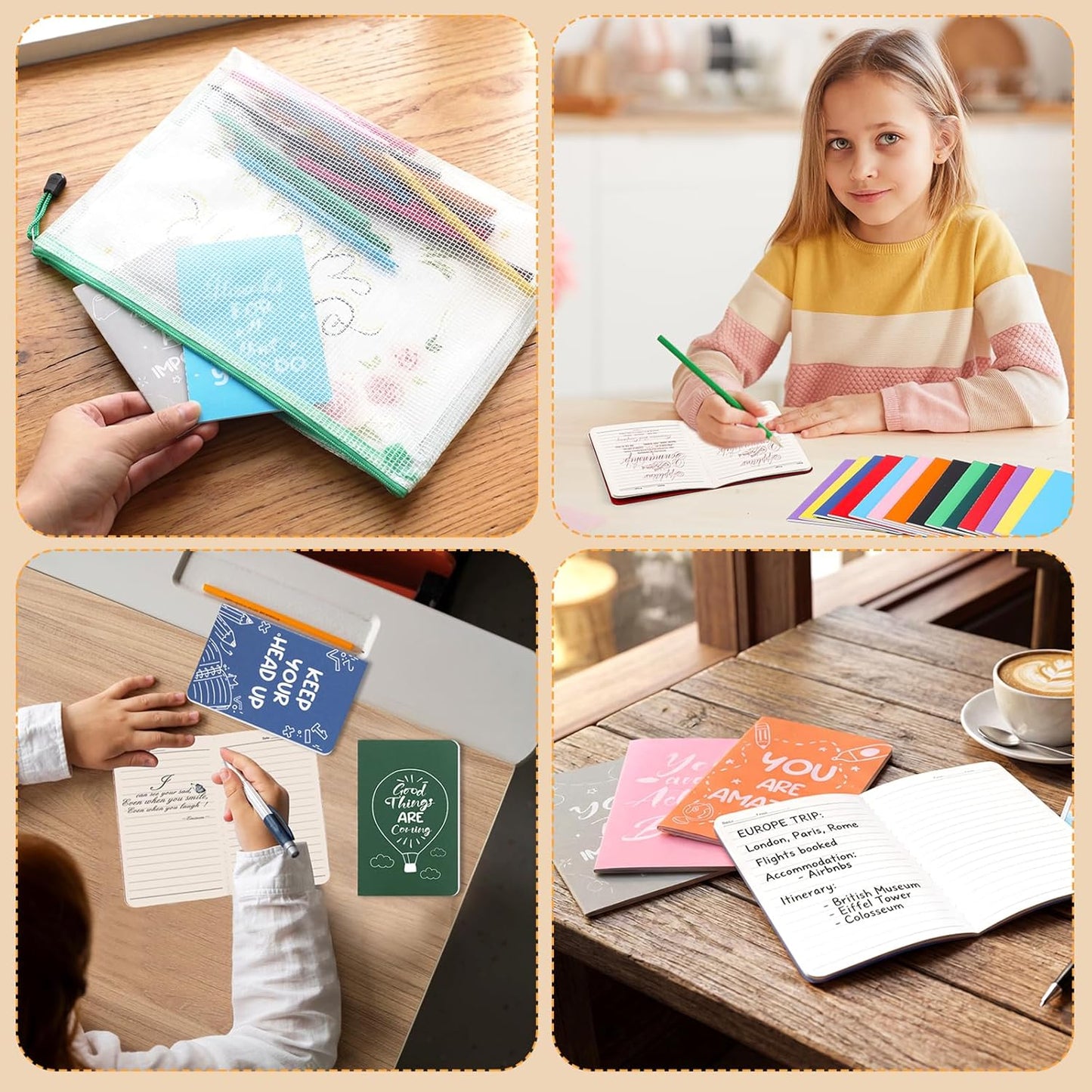 BESARME 60 Packs Mini Notebooks Bulk, Blank Paper Small Pocket Notebook Mini Sketchbooks Small Journal Memo Notepads for Students School Supplies Prizes Classroom Gift Exchange Graduation Party Favors
