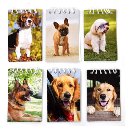 Gift Boutique 48 Pack Dog Mini Notepads Puppy Spiral Memo Books for Kids Party Favors Baby Shower Birthday Classroom Rewards School Supplies Giveaways