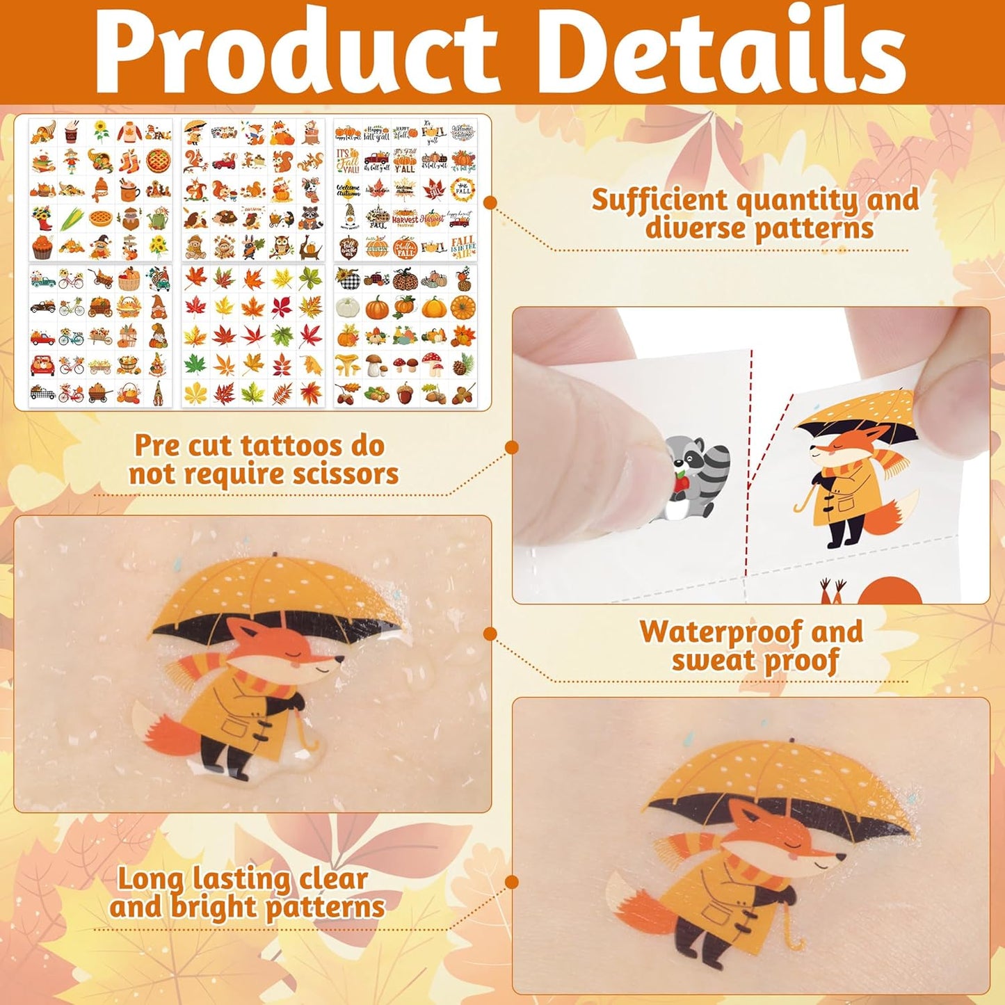 150 PCS Summer Temporary Tattoos, 6 Sheets Waterproof Fake Tattoos with Tropical Fruits Flamingos Hello Summer for Adults Pool Party, Hawaiian Stickers for Hawaiian Luau Party Favors Supplies