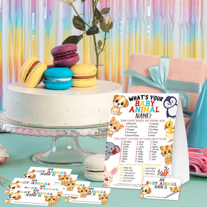 Gamer Birthday Party Decorations, Funny Video Game Party Night Favors Set,What's Your Gamer Name Perfect for Birthday Party Baby Shower Activities(31pcs)