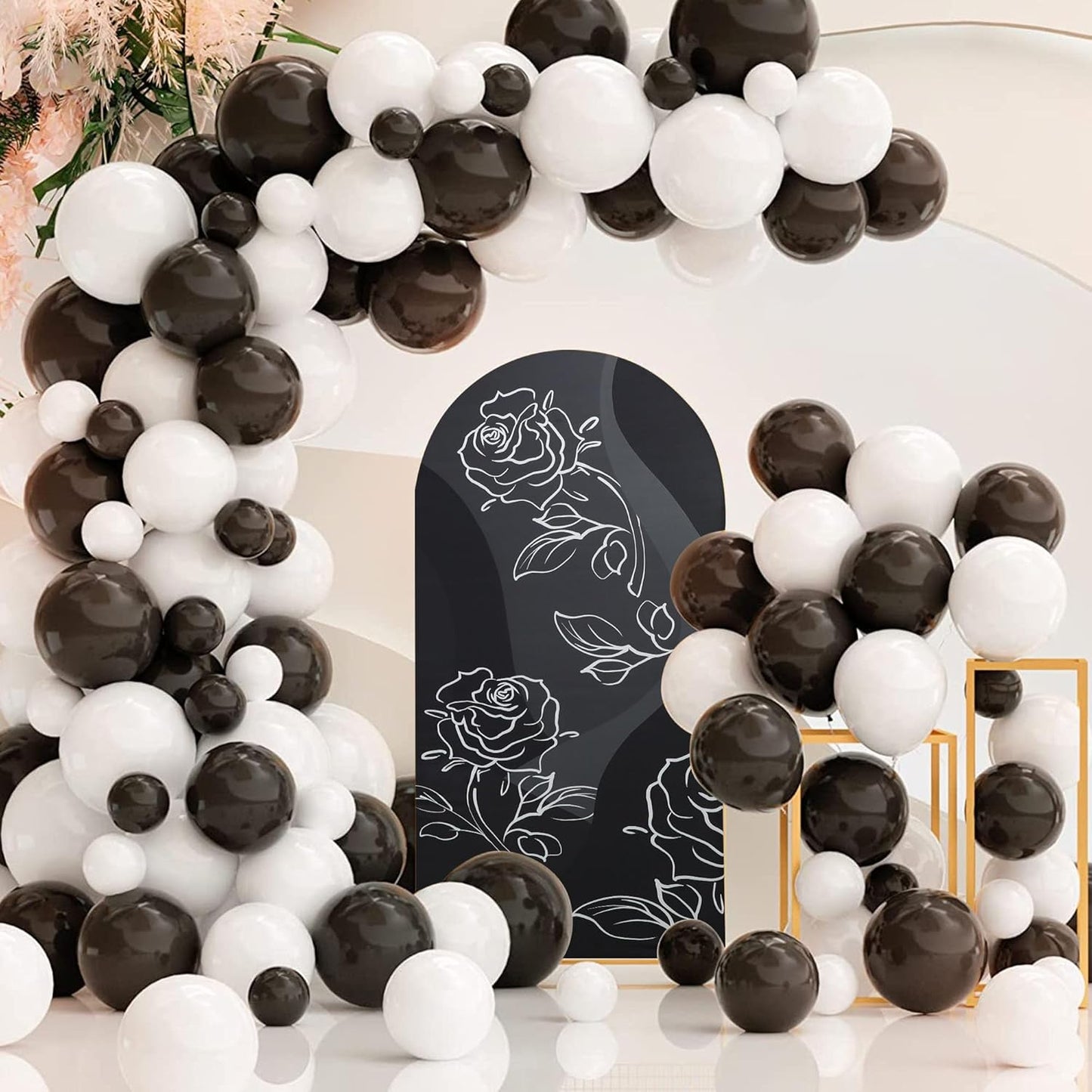 3-Piece Arch Cover Bundle – 7.2FT, 6.6FT & 6FT Stretch Spandex Backdrop Set – Wedding, Birthday & Photo Booth Arch Covers for Every Event