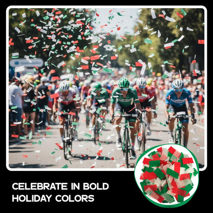 Ultimate Confetti, Multicolor Biodegradable Confetti - Rectangular Fluttering Tissue Paper Confetti for Cannon and Launcher use - Best for Holidays, Birthday, Wedding, and Parties - 1 lb, 16 oz