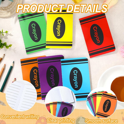 24 Pack Mini Hippie Groovy Notebooks Back to School Favors Small Pocket Size Retro Pink Blue Checked School Girl Notebooks for Students Teacher Appreciation Gift Employee Classroom Prize 5x3 Inch