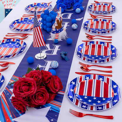 FLOWERCAT 60PCS White Plastic Plates - Heavy Duty White Disposable Plates for Mother's Day/Birthday Party/Wedding -serve for 30 guests Include 30PCS 10.25" & 30PCS 7.5" Plates for Party