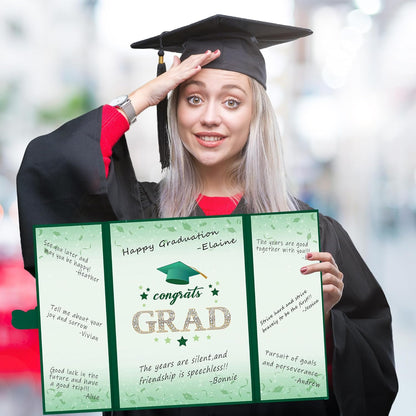 Vlipoeasn 2026 Graduation Guest Book Alternative, Black Gold Class of 2026 Graduation Party Decorations, Graduation Signature Book for 2026 College High School, Unique Graduation Gifts for Friends