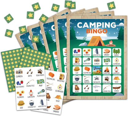 Baseball Bingo Card Game, Baseball Bingo Game for Adults, Sports Party Supplies, Favors, Baseball Party Decorations, Gift – 24 Players Bingo Game, C06