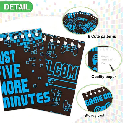 24pcs Hero Theme Mini Notebooks Party Supplies Favors Goodie Bag Stuffers Journal Pocket Notebook Supplies for City HeroTheme Birthday Party 8 Styles