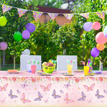 Staraise 3PCS Unicorns Tablecloths for Birthday Decoration, Unicorn Party Decorations Pastel Rainbow DisposableTable Covers for Kids Girls Baby Shower Birthday Party Supplies, 51.2X 86.6inch