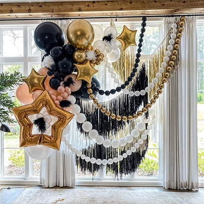 Gold Quick Link Balloons, 60PCS Linking for Balloon Wall Arch Chains, 6inch Linkable for Wedding Birthday Baby Shower Engagement Graduation Party Decorations