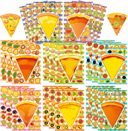 24 PCS Fairy Stickers for Kids, Make a Face Sticker with 8 Unique Designs Fairy, Frog, Mushroom, Make Your Own Stickers for Girls Birthday Party Favors, Goodie Bags, DIY Crafts