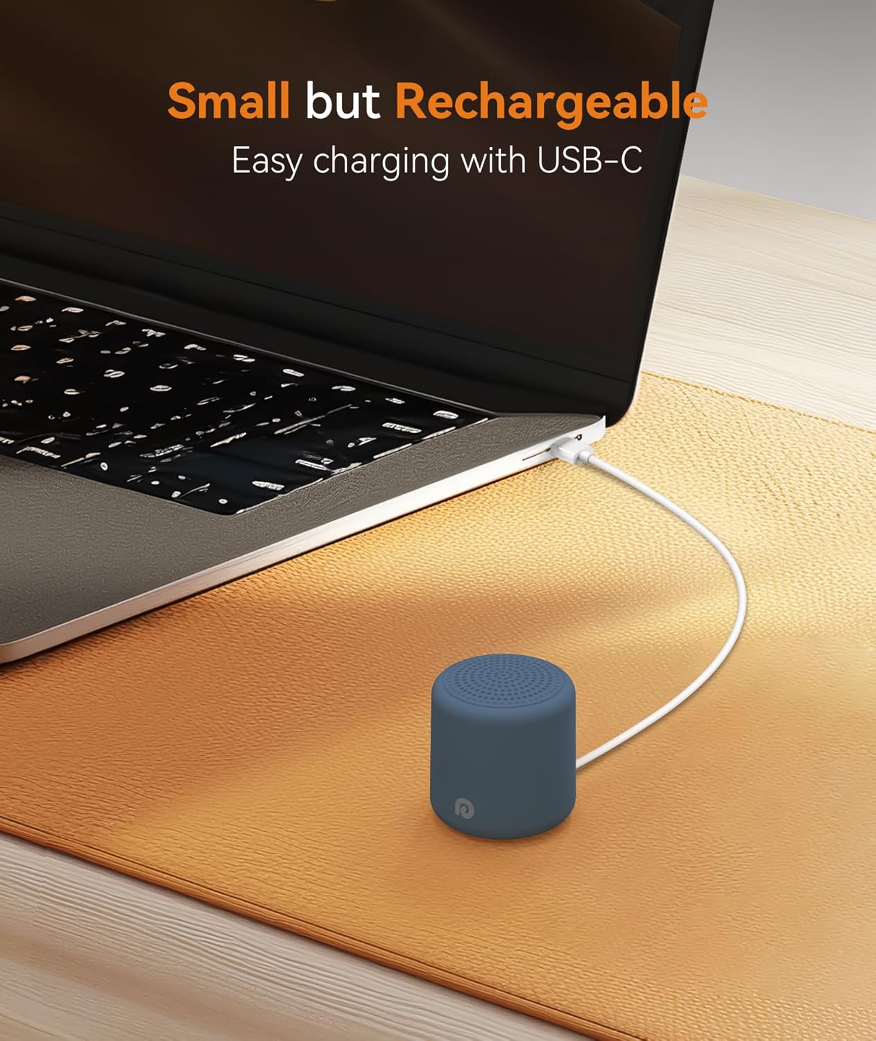 Dreamegg Portable Travel White Noise Machine for Sleep, Features Powerful Battery, Egg-Sized, 16 Nature Sounds, Timer, for Baby Adults Office Privacy Home Gift, Cream