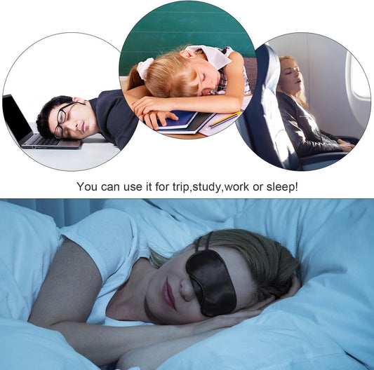 12pcs Eye Mask Sleep Masks Eye Cover Lightweight Comfortable Soft Blindfold Eyeshade with Nose Pad & Elastic Straps for Women Men Travel Sleep Game Shift Work Naps Team Building Party, 12 Color