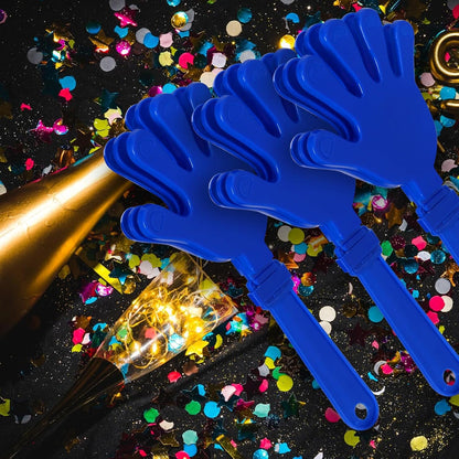 20 Pcs Hand Clappers Noisemakers 7.5 Inch Clappers Noisemakers Plastic Hand Clappers for Birthdays Game Football Sporting Events Cheers Supplies Dance Basketball Football Noisemakers(Purple)
