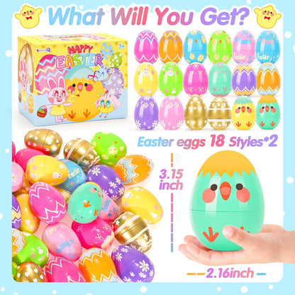 SevenQ Toy Cars Easter Basket Stuffers 24 Pcs, Prefilled Easter Egg Fillers Race Car Party Favors for Kids Birthday Goodie Bag Treasure Box Toys for Classroom Treat Prizes Pinata Egg Hunt Supplies