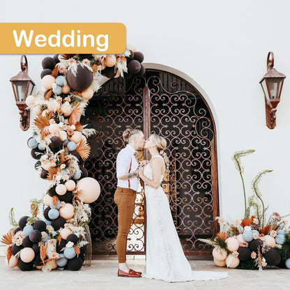 Balloon Arch Kit, Bendable 8FT and 6FT Balloon Arch Stand with Base and Manual Pump, Ballon Arch Stand Kit for Birthday Wedding Baby Shower Holiday Graduation Party Decoration(WHITE)