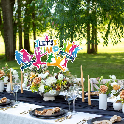 Beautiful Butterfly Centerpiece Sticks - Floral Baby Shower or Birthday Table Toppers - Butterfly Themed Gender Reveal Bridal Shower Party Decoration- Set of 15