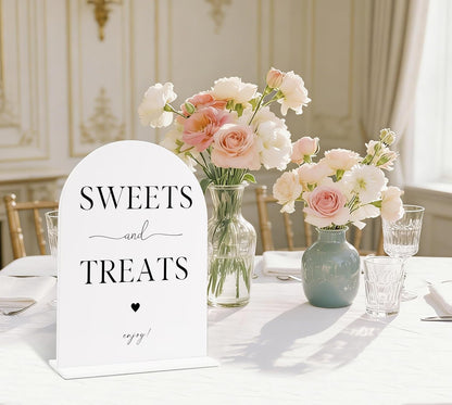 Sign Our Bible Wedding Sign, White Acrylic Wedding Guest Book Sign, Bridal Shower Decor, Elegant Arch Acrylic Table Top Signs for Reception Marriage Engagement Party Decorations