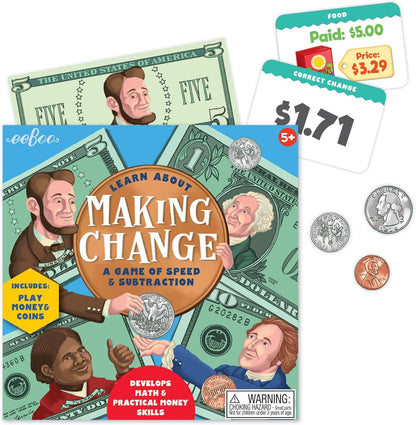 eeBoo Scavenger Hunt Indoors Game, a Finding Game that develops observational and Analytical Skills, Includes 50 Cards & Instructions, for Ages 3 and up