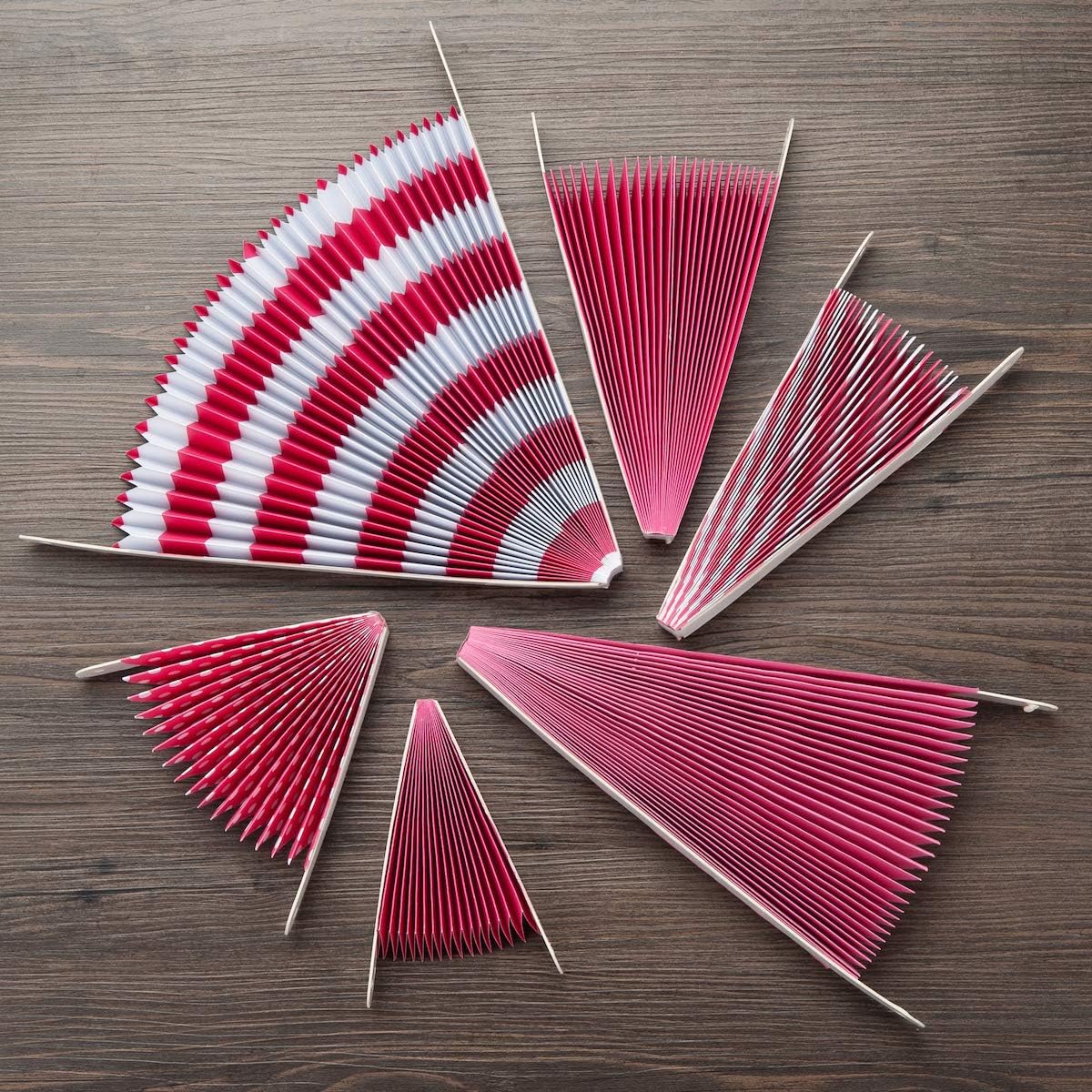 ONUPGO Red Paper Fans Hanging Paper Fans Flower Set, 12PCS Mexican Fiesta Kids Party Decorations Hanging Banner for Wedding Birthday Engagement Bridal Shower Baby Shower Event Holiday Celebration