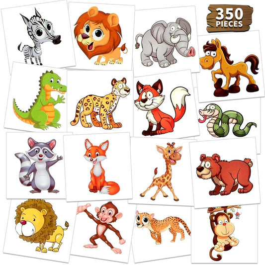 Waterproof Temporary Tattoos For Kids - 260 Pieces | Unicorns & Mermaids | Temporary Tattoo Sheets for Girls | Party Favor for Goody Bags | Non-toxic、Skin-Safe*、Cosmetic-Grade