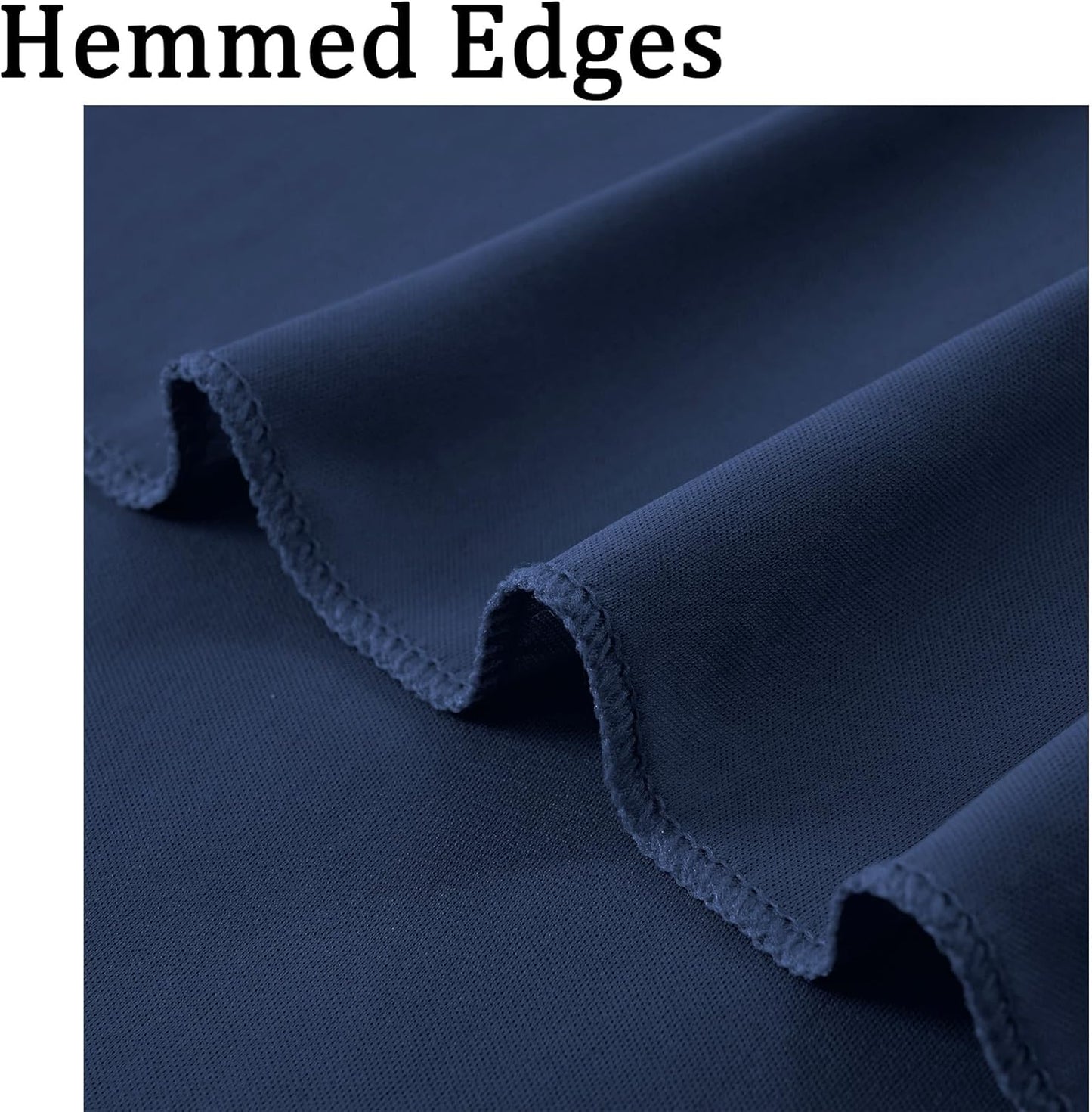10ftx10ft Black Backdrop Curtains for Weddings Parties, Wrinkle Free 2 Panels Silky Polyester Photo Backdrop Drapes Back Drop Cloth Drapery for Birthday Mother'sDay Photography Background