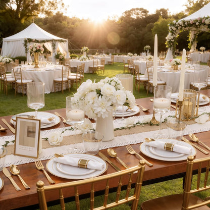 350 Pieces Black and Gold Plastic Plates with Disposable Silverware, Include 50 Dinner Plates 9”, 50 Dessert Plates 6.3”, 50 Black Cups 9 OZ, 50 Pre Rolled Napkins for Wedding Party Graduation