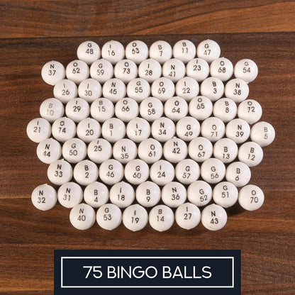 Royal Bingo Supplies Bingo Game Set for Adults, Seniors & Family - Bingo Balls with Cage and Bingo Cards with Sliding Windows - Shutter Card Roller Cage Set