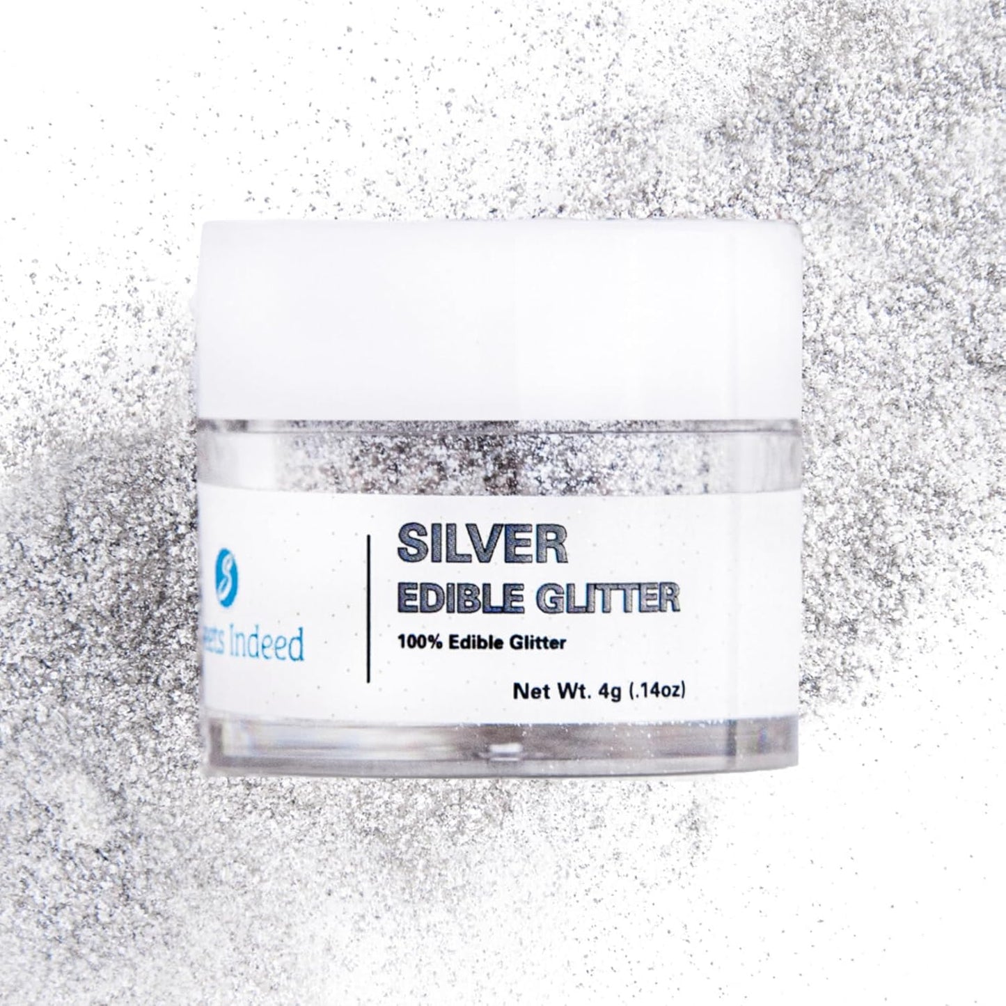 Sweets Indeed Edible Glitter, Perfect for Drinks, Cocktails, Beverages & Cake Decorating, Dessert Cake Topper, 4 grams (Gold 4g)