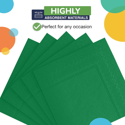 Party Solids Purple Paper Napkins Disposable Everyday 50 Pcs 2 Ply Purple Dinner Napkins Paper Everyday For Parties & Party Supplies