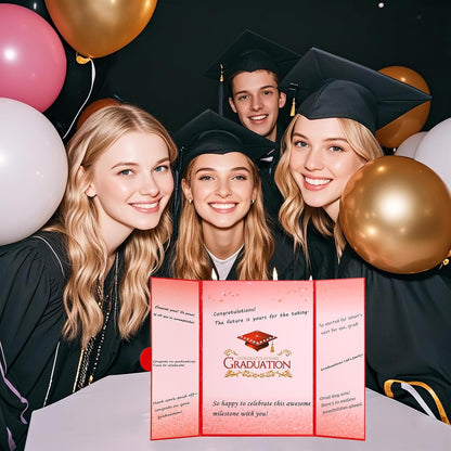 Graduation Guest Book 2026 Graduation Party Decorations Class of 2026 Graduation Sign in Book Signature Board Keepsake Grad Party Supplies College High School Graduation Gift Card Book (Blue)