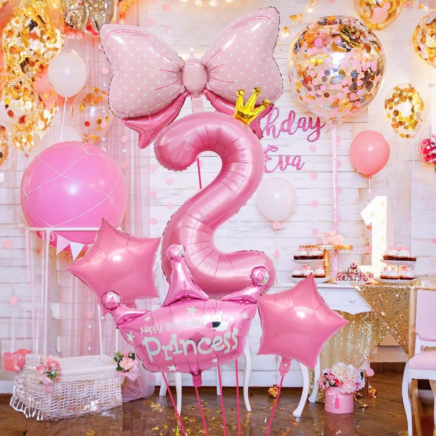 Dinosaur 5th Birthday Decorations, Dinosaur Birthday Party Decorations with Giant Inflatable Dinosaur Balloons 40 Inch Helium Foil Mylar Number 5 Balloons for Dinosaur Theme Birthday Party Decorations