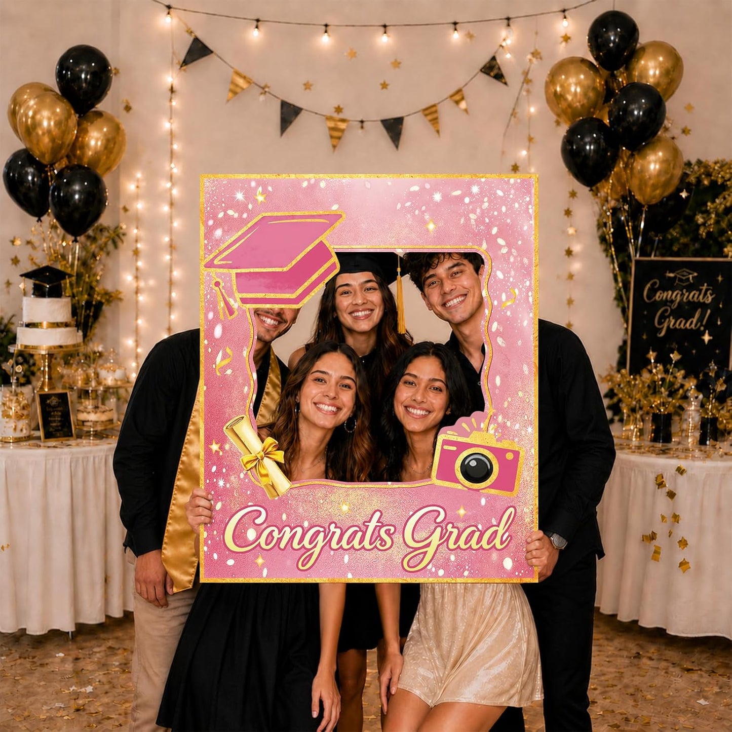 Nurse Photo Booth Props Graduation Decorations, Proud to Be A Nurse Large Selfie Photo Frame Cutout Nurses Week Lawn Decor Grad Party Supplies Blue