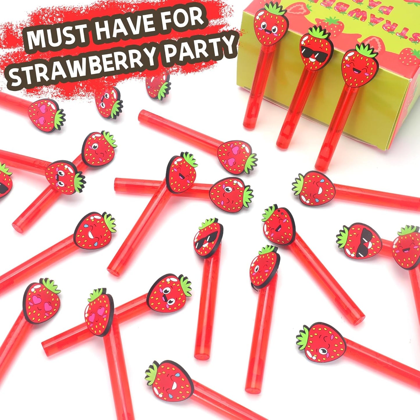 24PCS Animal Bubble Wands for Wild One Birthday Baby Shower Decorations Safari Jungle Theme Party Favors Supplies, Pinata Goodie Bags Filler, Classroom Prizes, Valentines Gifts, Easter Stuffers