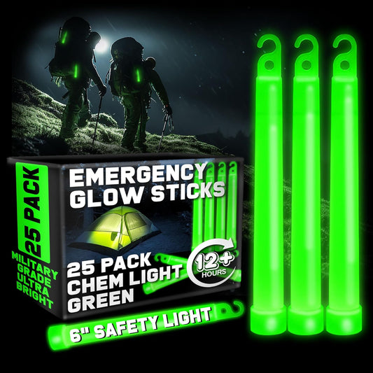 PartySticks Glow Sticks Party Supplies for Kids and Adults (30pk Assorted) - 6 Inch Bulk Glow Light Up Sticks Party Favors, Glow in the Dark Party Decorations, Waterproof Nontoxic Glow Necklaces