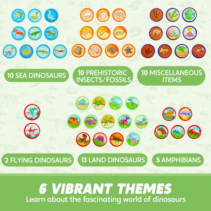 JOYIN 50 Pcs Assorted Stamps for Kids - Self-Ink Stamps with 50 Designs for Birthday Party Favor, Carnival Prizes, School Stampers, Goodie Bag, Classroom Treasure Box Toys (Zoo, Holiday Stampers)