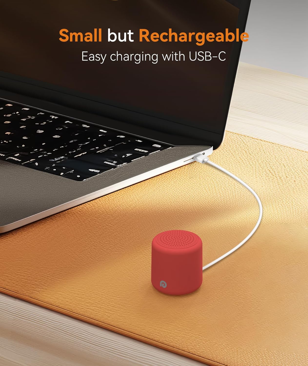 Dreamegg Portable Travel White Noise Machine for Sleep, Features Powerful Battery, Egg-Sized, 16 Nature Sounds, Timer, for Baby Adults Office Privacy Home Gift, Cream