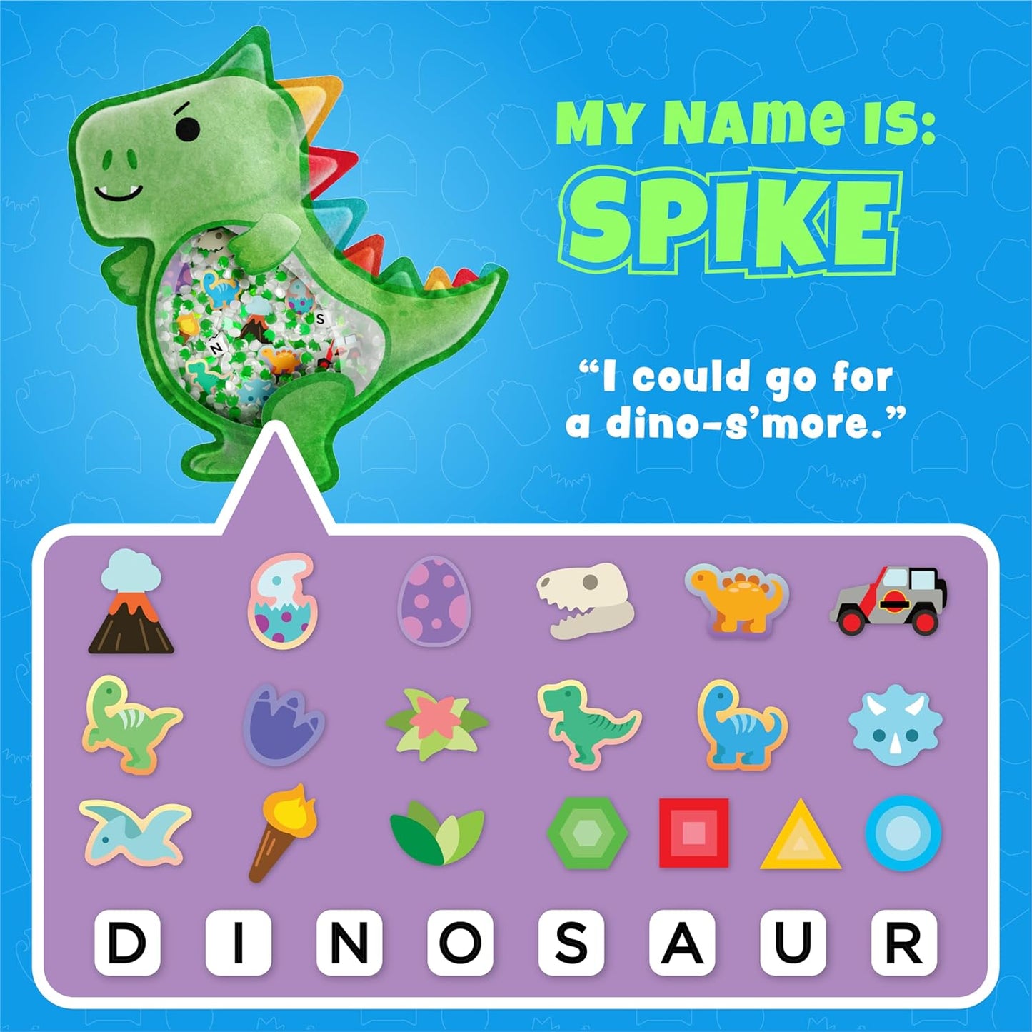 Vango BIZYBOO - The Original Seek & Find Plush - Hidden Object Search Problem Solving Educational Matching Game for Kids 2 and Up (Chill Bill)