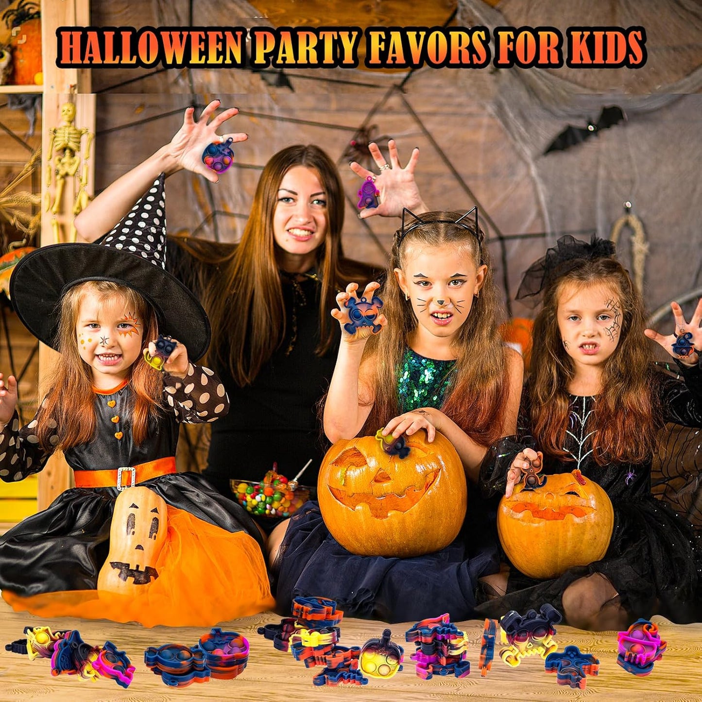 Pop Fidget Toys Bulk Its Party Favors for Kids 4-8 8-12 30 Pack Mini Pop Keychain It Small Fidgets for Classroom Prizes School End of Year Student Gifts from Teacher Birthday Goodie Bag Stuffers