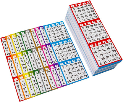 SEETOOOGAMES Bingo Paper Game Cards - 3 Card - 100 Books of 10 Sheets