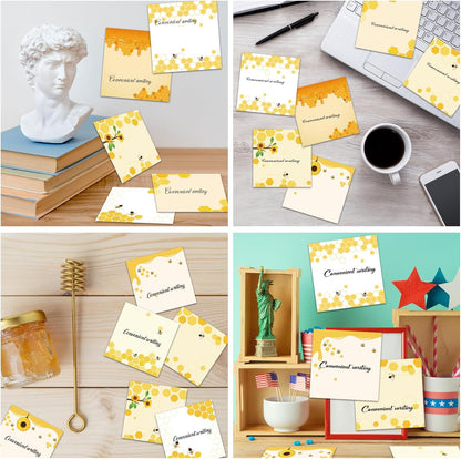 12 Pcs Ice Cream Sticky Notes Summer Popsicle Sticky Notepad Colorful Self-Adhesive Post Notes Cute Mini Memo Pad Removable Note for Office School Classroom Student Ice Cream Party Favors