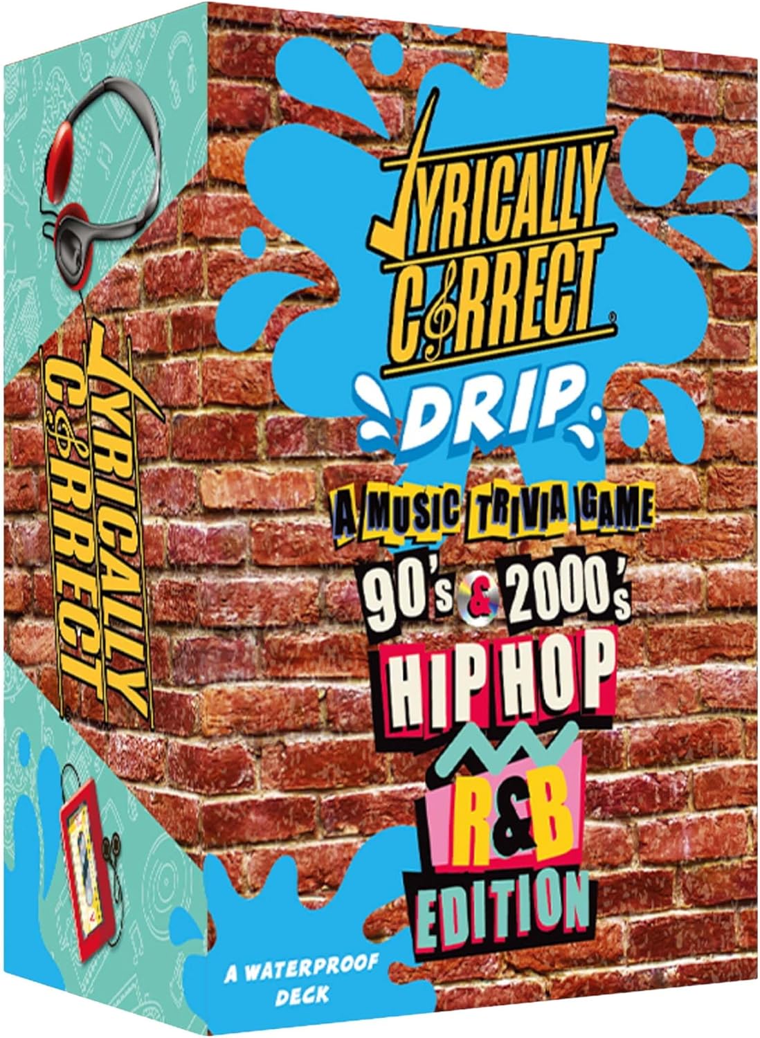 Lyrically Correct '90s & 2000s Music Trivia Card Game - Hip Hop and R&B Edition - Finish the Lyrics Challenge, Fun for Adults, Party or Family Night