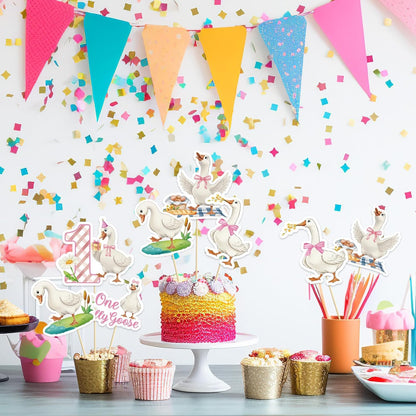 Beautiful Butterfly Centerpiece Sticks - Floral Baby Shower or Birthday Table Toppers - Butterfly Themed Gender Reveal Bridal Shower Party Decoration- Set of 15
