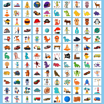Partywind 408 PCS Kids Tattoos for Party Supplies, Individually Wrapped Sheet Temporary Tattoos Stickers for Kids Goodie Bag Stuffers, Fun Birthday Party Favors - Mixed