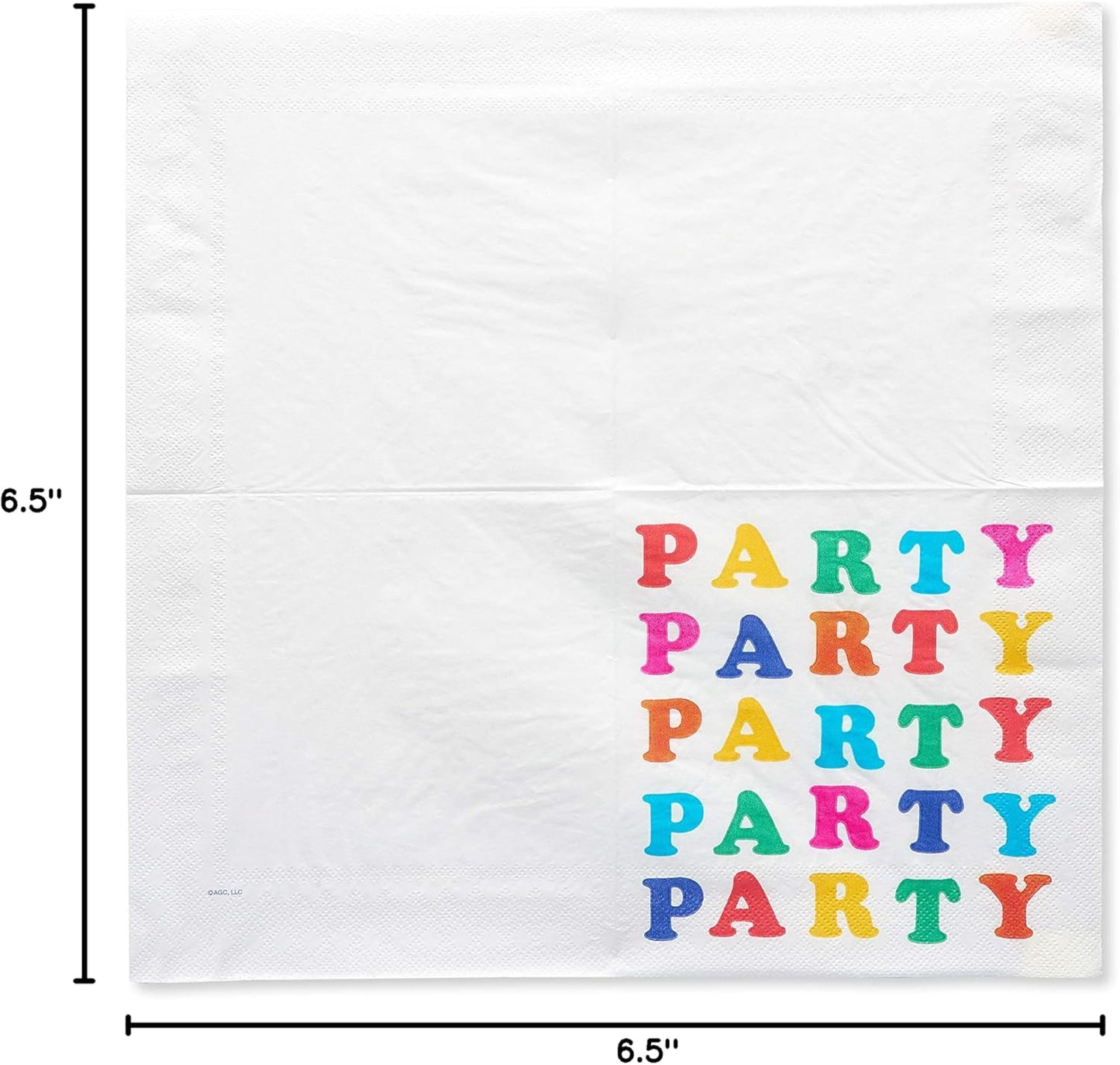 American Greetings Rainbow Party Supplies, Lunch Napkins (50-Count)