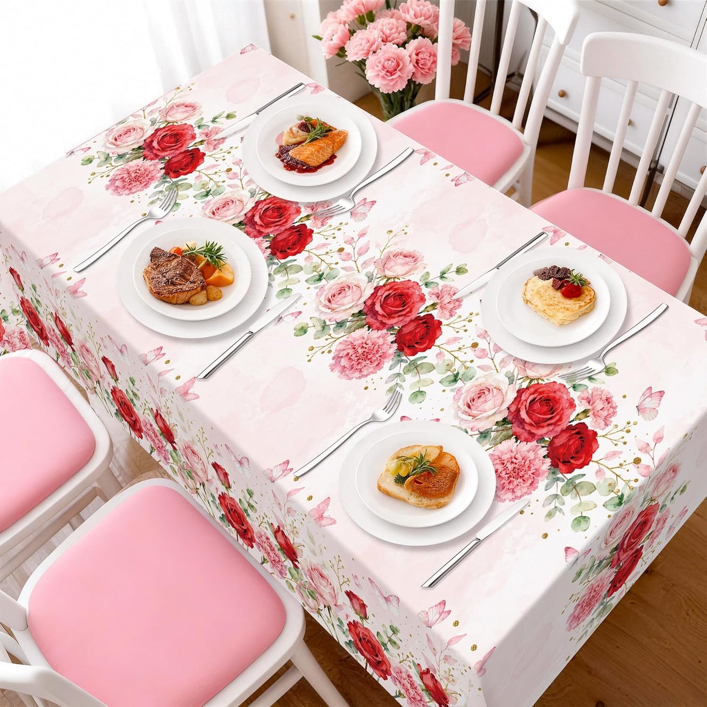 Childom 1 Pack Fourth of July Coloring Tablecloth for Kids,4th of July Crafts for Kids 30"x72" Giant Coloring Poster Table Cloth,Large Paper Poster Crafts Party Activities,4th of July Paper Tablecloth