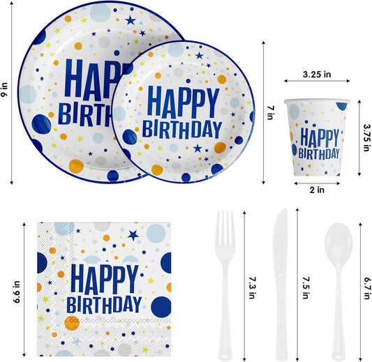 350 Pcs Black Plastic Plates For Party, Black Disposable Plates Set, 50 Of Each 9" Dinner Plate Set, 7" Dessert Plate, Cups, Napkins & Cutlery Plastic Dinnerware Set Exquisite