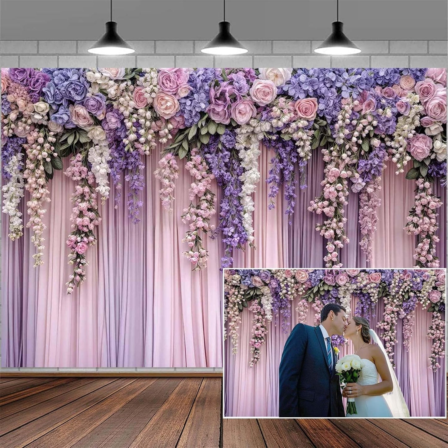 10x8ft Country Wedding Photography Backdrop Rustic Barn Door Photography Backdrop Farmhouse Pink Flower Cabin Wooden Birthday Baby Shower Wedding Bridal Party Banner Photo Booth Props Background