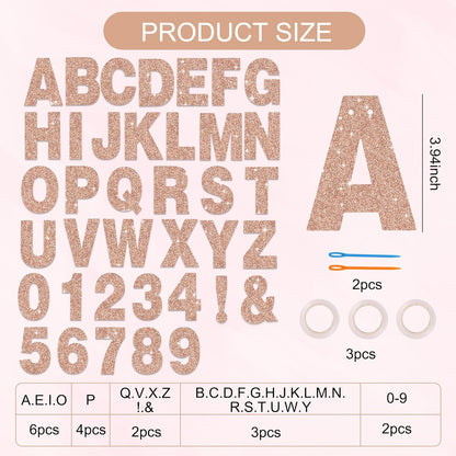 BEISHIDA 116 PCS A-Z DIY Letter Banner Kit Make Your Own Banner Including 111 Letters and Numbers 3 Rope and 2 Threading Device,Customized for Birthday Graduation Wedding Decor Black