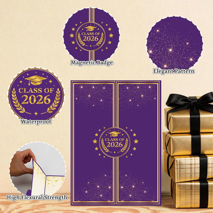 Graduation Decorations 2026 - Graduation Guest Book for Class of 2026, Signature Board Sign for High School & College Graduation Party Decor